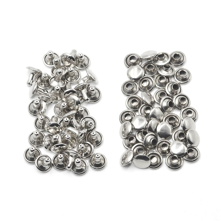Double Cap Rivets ຈາກ Zhejiang Ruihexuan: ການແກ້ໄຂຮາດແວທີ່ທົນທານສໍາລັບຖົງ, ເຄື່ອງຫນັງແລະເຄື່ອງຕັດຫຍິບ